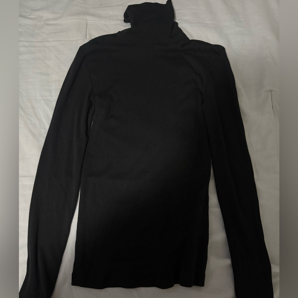 Splendid Black Turtleneck Top